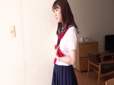 [USBA-056] 制服緊縛 義父にお仕置き緊縛されて縄の味を覚えた無垢な体 花狩まい
